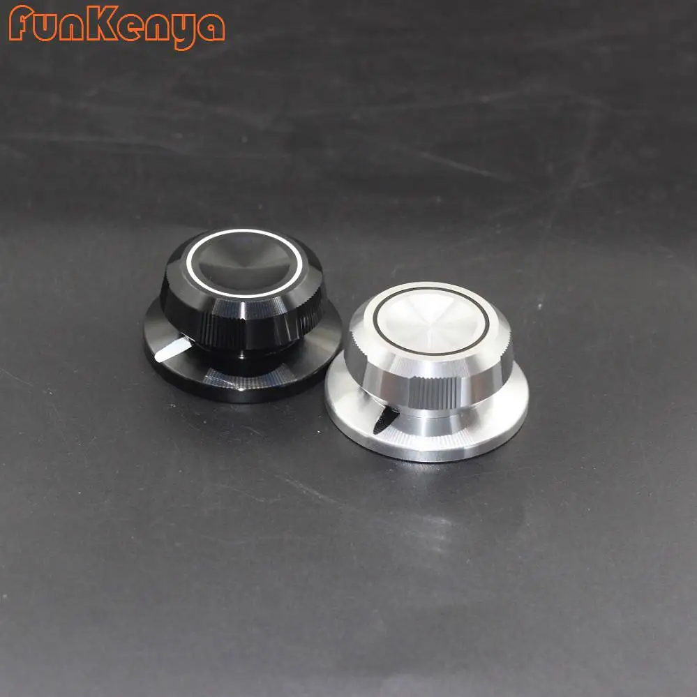 1 Piece DIY Aluminum Knob 48mm Special Design Volume Control Potentiometer Switch Quality Dia48mm