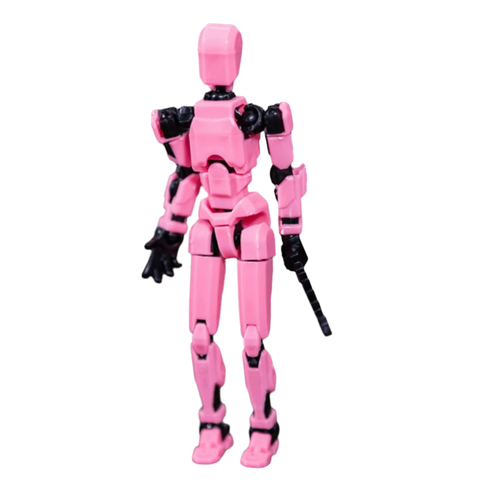 Poseable Model Multi-Jointed Robot Multi Joint Mobile Transformation Robot Action Figure Handheld Shapeshift Robot Novelty