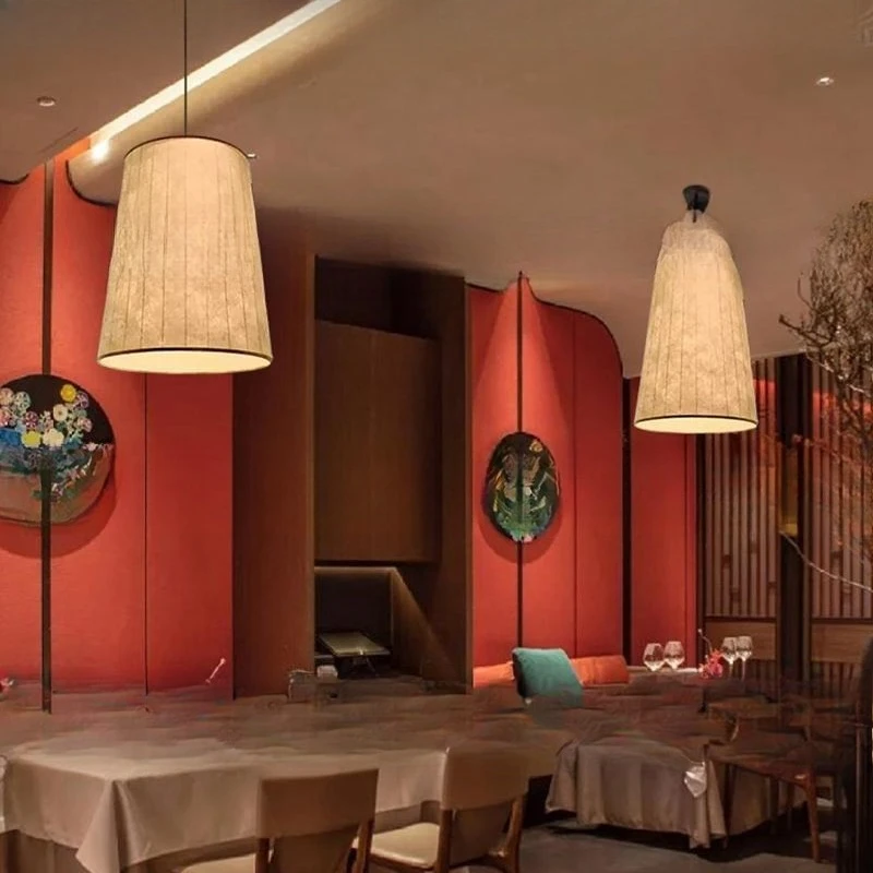 

New Chinese Restaurant Box Dining Hotel Lights Japanese-style Wabi Hotel Living Room Bedroom Tea Room Study Chandelier