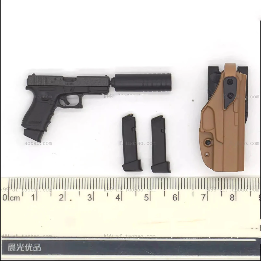 

1/6 Easy&Simple ES 26063 US. 10th SFG Special Force Group Toys Weapon Model the Secondary G19 Clip Waist Holster PVC Material