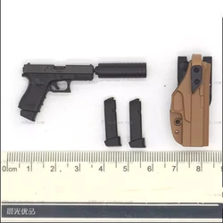 1/6 Easy&Simple ES 26063 US. 10th SFG Special Force Group Toys Weapon Model Secondary G19 Clip Waist Holster Materiał PVC