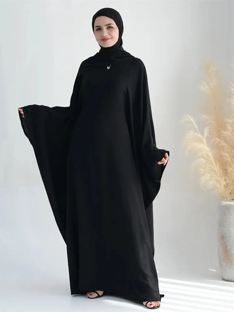 Conjunto de Ramadán Eid Khimar Abaya para mujer, vestido musulmán de Turquía, ropa de oración, vestidos africanos, bata Kebaya