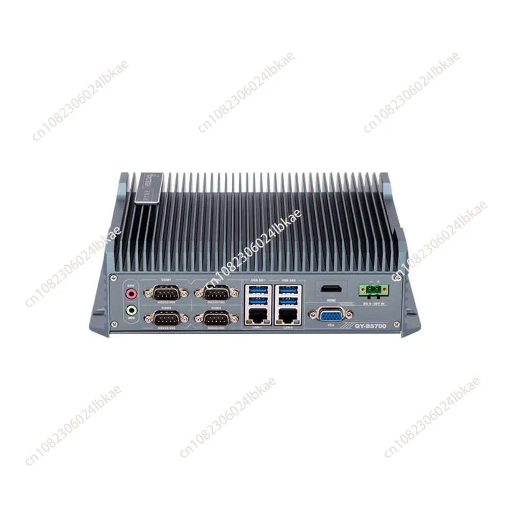 Fully enclosed industrial control host embedded industrial dual network port wide voltage power supply