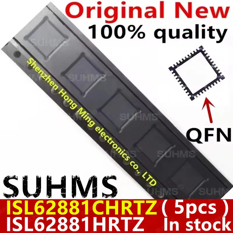 (5piece)100% New ISL62881CHRTZ ISL62881C 62881CHRTZ ISL62881HRTZ ISL62881 ISL62 881HRTZ QFN-40