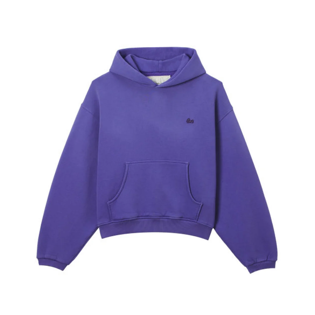 26FW ERL Aurora Fleeces Embroidery Boxy Short Women Men Sweatshirt Hoodies Loose Men Hoodie Pullover