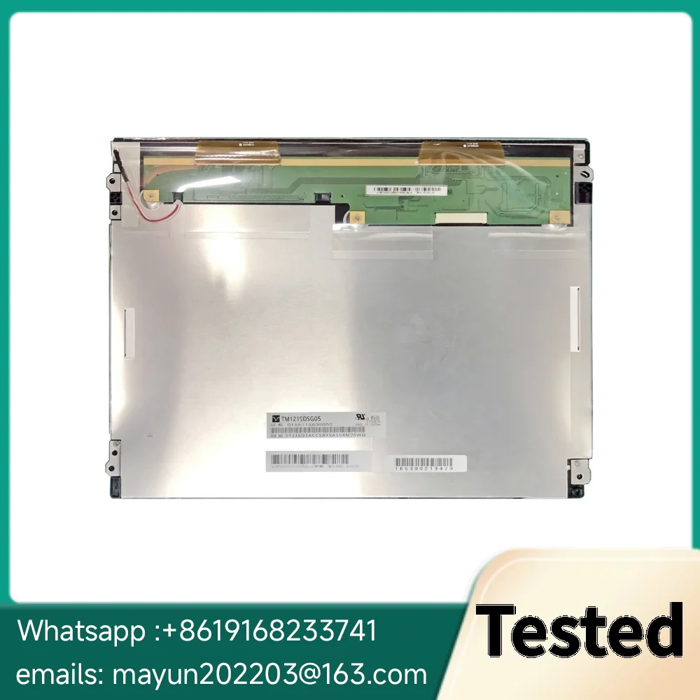 Original Checked 12.1“Inch TM121SDSG05 Industrial LCD Display Screen Panel 800x600