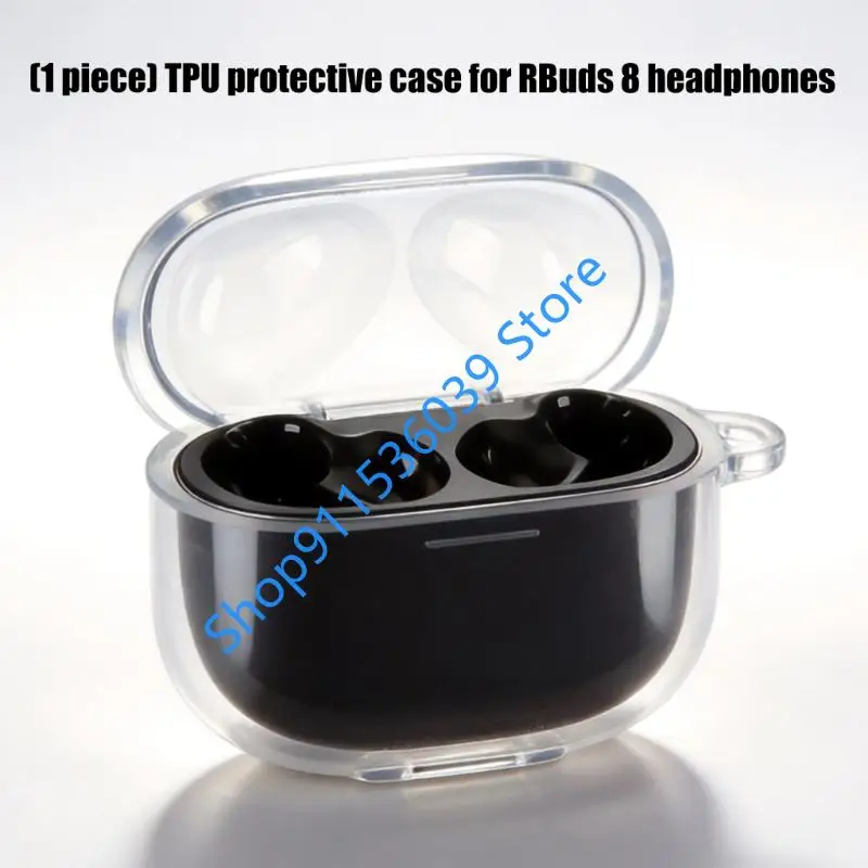 transparent Soft TPU Protector Case Housing For Redmi Buds 8 Wireless Headphone Shockproof Cover Scratch Resistant Sleeve