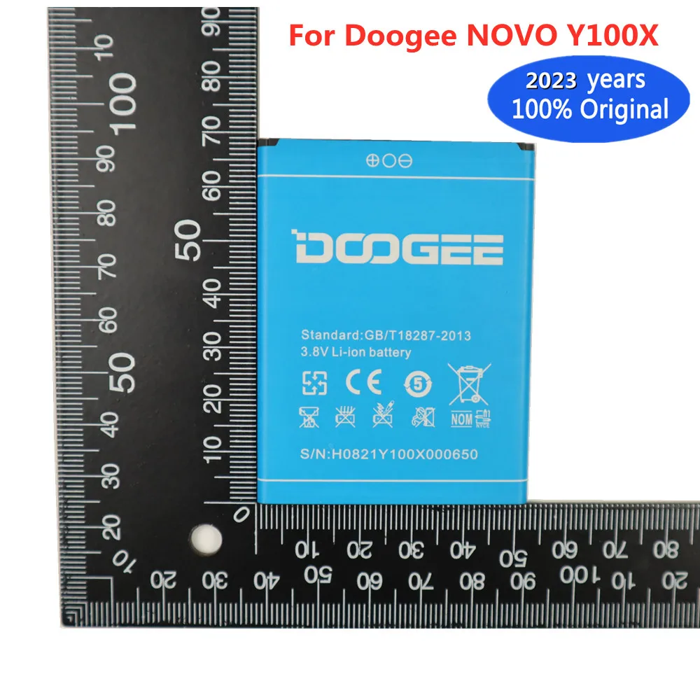 

2023 Years 100% Original 2200mAh Phone Battery For DOOGEE Y100X Replacement Backup Battery Batteries + Tracking Number