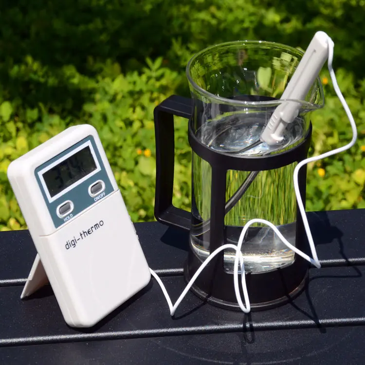 Max Min Hand Held Digital Thermometer with Metal Probe Temperature Memory for HVAC Kitchen Dropshipping Sourcing