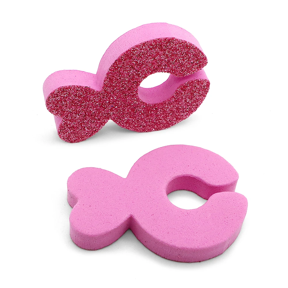 1000Pcs Pink Soft Toe Separators Wholesale Mix Shape Toe Finger Dividers Nail Art Pedicure Manicure Polishing Beauty Accessories