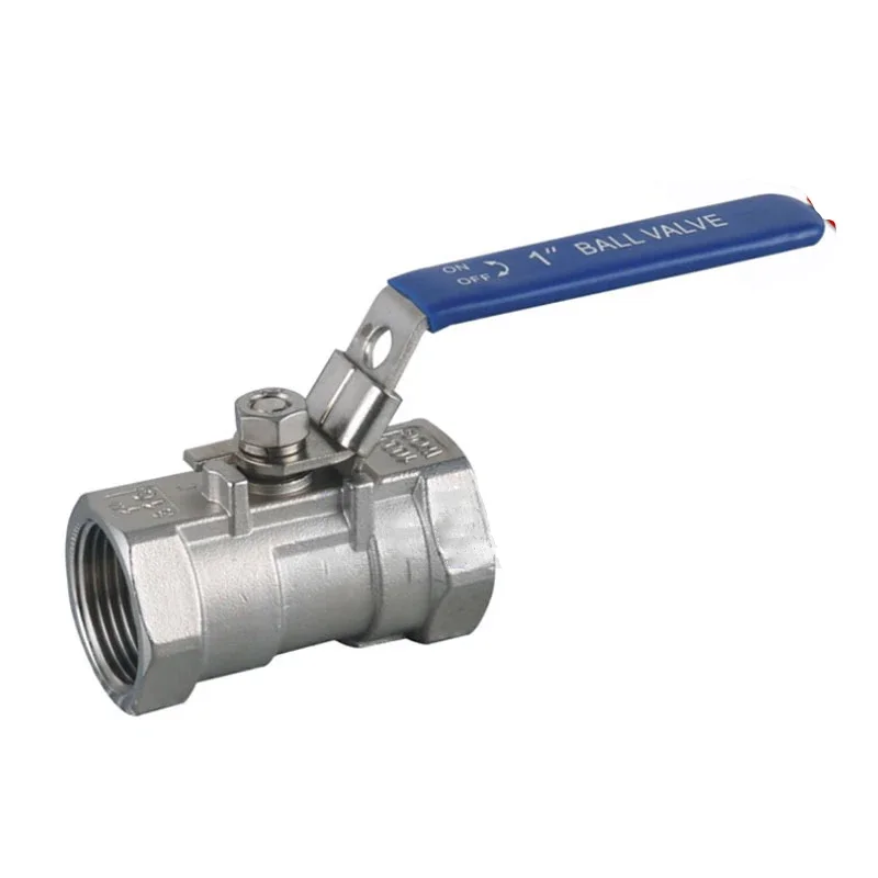 304 Stainless Steel 1PC Type Internal Thread Ball Valve with Lock Q11F-16P 1/2