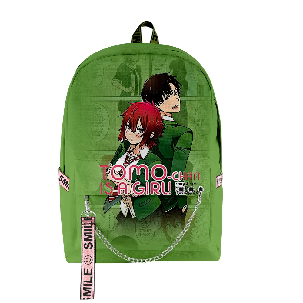 Popular Tomo-chan Is a Girl Anime 3D Print Student School Bags Unisex Oxford Waterproof Notebook multifunction Travel Backpacks