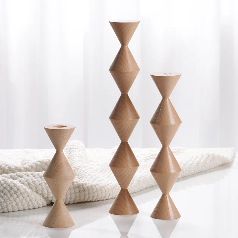 

Современные бесконечные украшения-колонны, подсвечники из цельного дерева, абстрактные геометрические алмазные скульптуры, минималистичный режим для проживания в семье