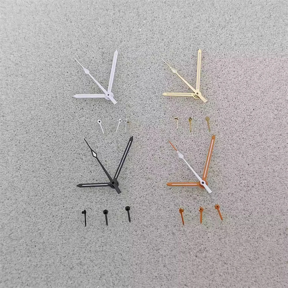 

Стрелки часов для механизма VK63, 6-стрелки, белое, черное, золото, оранжевый, модифицированные, аксессуары для игл для часов