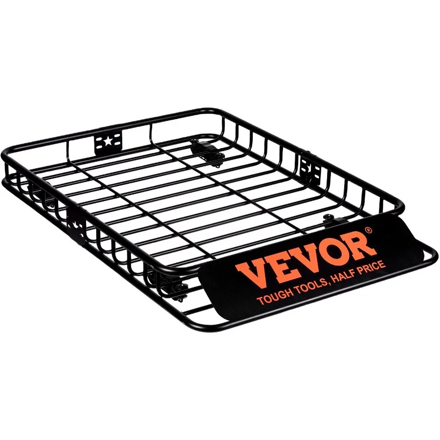 

Roof Rack Cargo Basket 200 LBS Capacity 46x36x4.5 for SUV Truck Cars