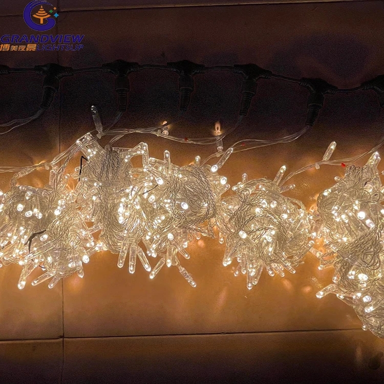 Outdoor Waterproof LED Light Curtain LED Christmas Lights for Holiday Decoration