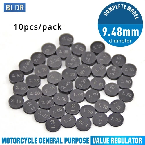 Imagen 1 del producto Almohadilla de junta de cuña de válvula ajustable de 9,48mm para Yamaha YP400 YP Majesty 400 YZ400F YZ426F YZ426 YZ450F YZ450 YZ 400
