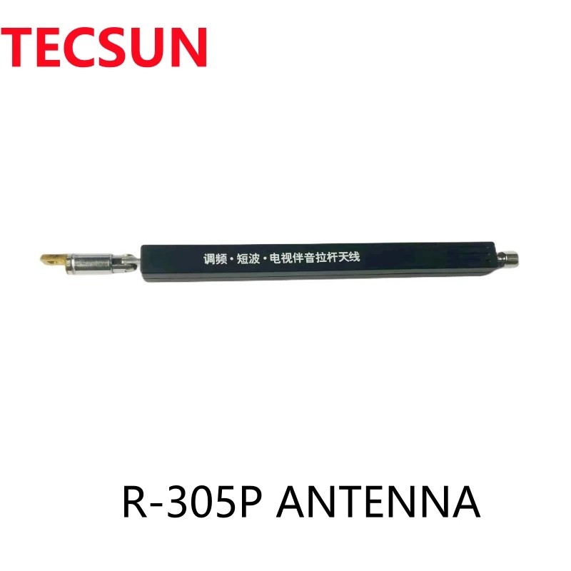 Tecsun-antena telescópica de Radio, R-305P Original, varilla de tracción, reemplazo, látigo aéreo, R-305
