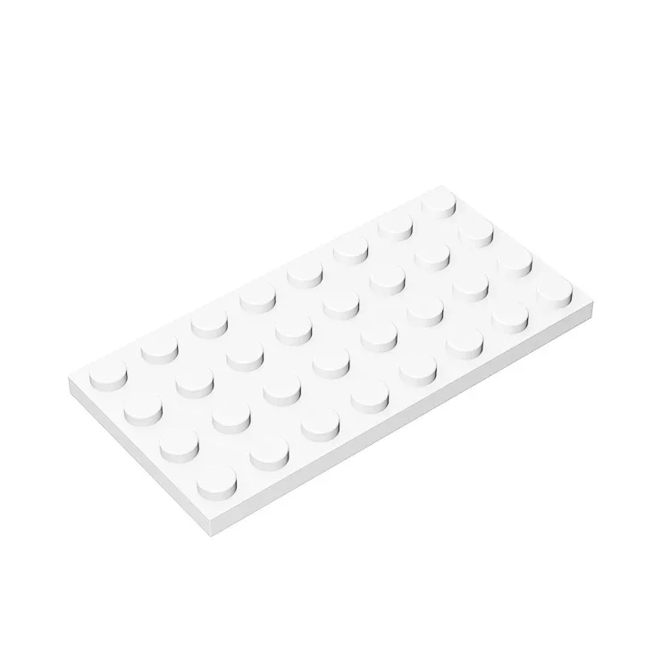 WeBrick 10Pcs MOC 3035 Plate 4 x 8 High-tech Assembly Building Blocks Parts Compatible Accessories Educational Kids Toys