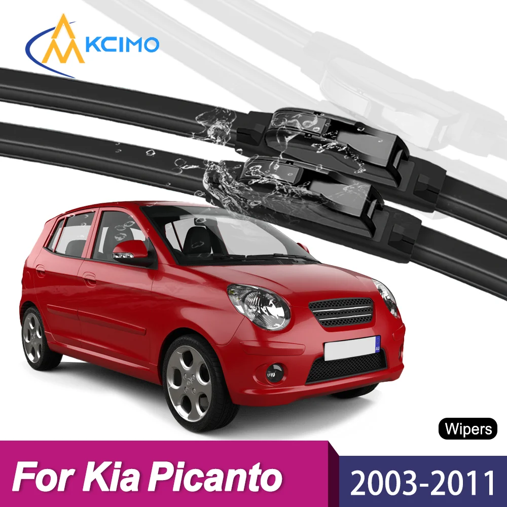 

Upgrade Your Wiper System 2PCS Premium All-Season Blades For Kia Picanto SA 2003-2011 Long-Lasting Clear Vision Guaranteed