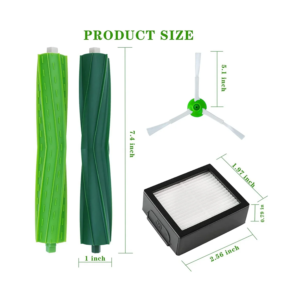 อะไหล่สำหรับ iRobot Roomba E, I, & J ซีรีส์ I7 I7 + I3 I3 I2 + I4 I4 + I6 I6 + I8 I8 + /plus J7 + E7 E6