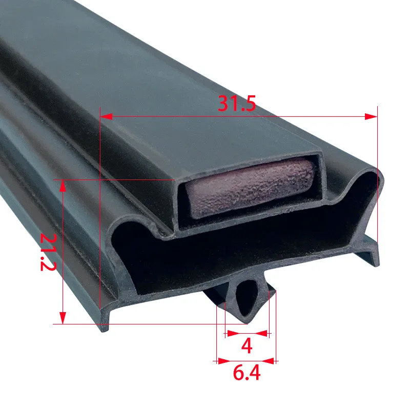 044 Energy Saving Refrigerator Door Seal Magnetic Rubber Gasket Universal Replacement Lower Electricity Cost