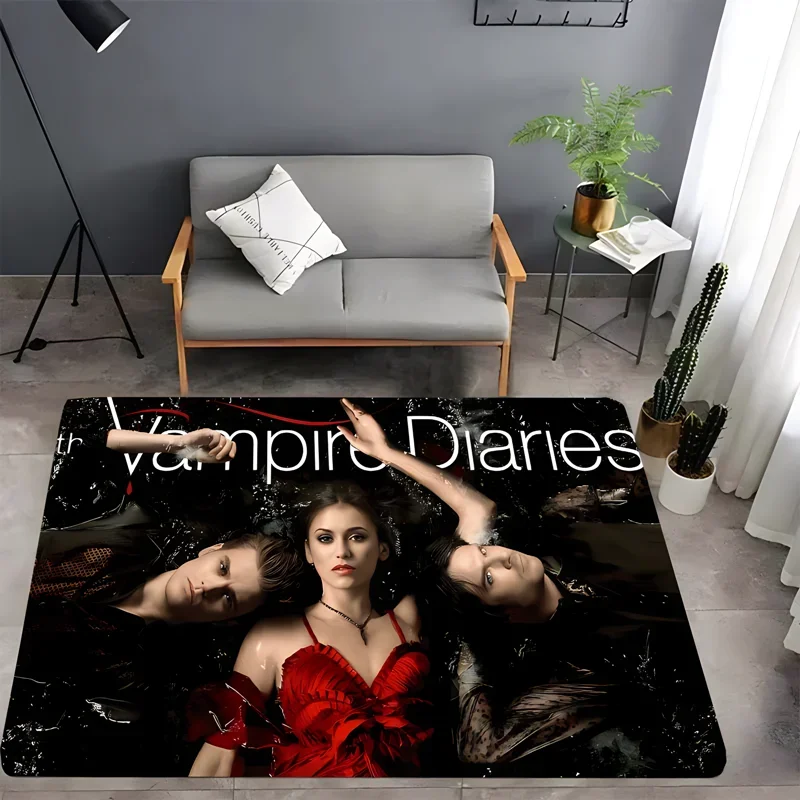 

3D movie vampire diaries carpet, Damon star carpet, living room bedroom housewares children's room baby mats, Birthday Presents