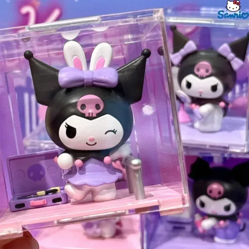 Sanrio's New Kuromi Rhapsody Series Cute Kuromi Sweet Cool Model Collection Toy Desktop Decoration Kawaii Gift