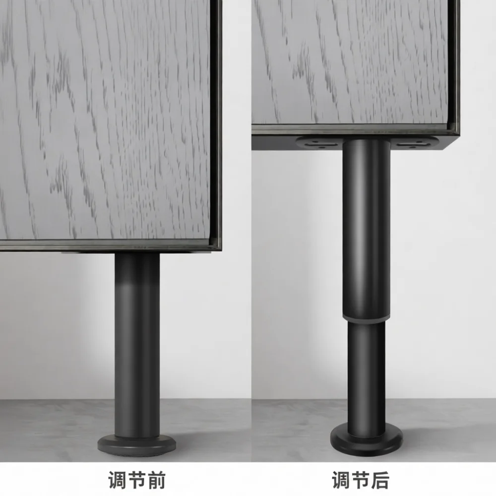 Universal Furniture Support Leg Adjustable Bed Feet For Slat Frame Base Modern Home Repair Strengthening Component Accessory