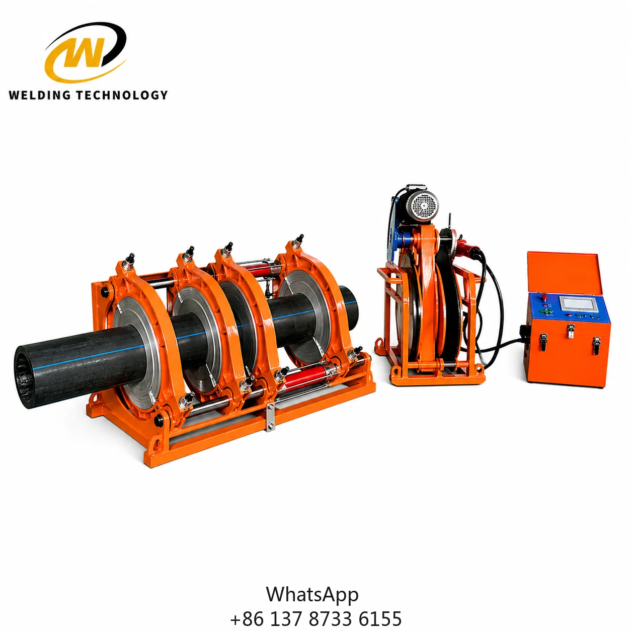 Automatic CNC 90-315mm HDPE PP Plastic Pipe Butt Fusion Welding Machine New