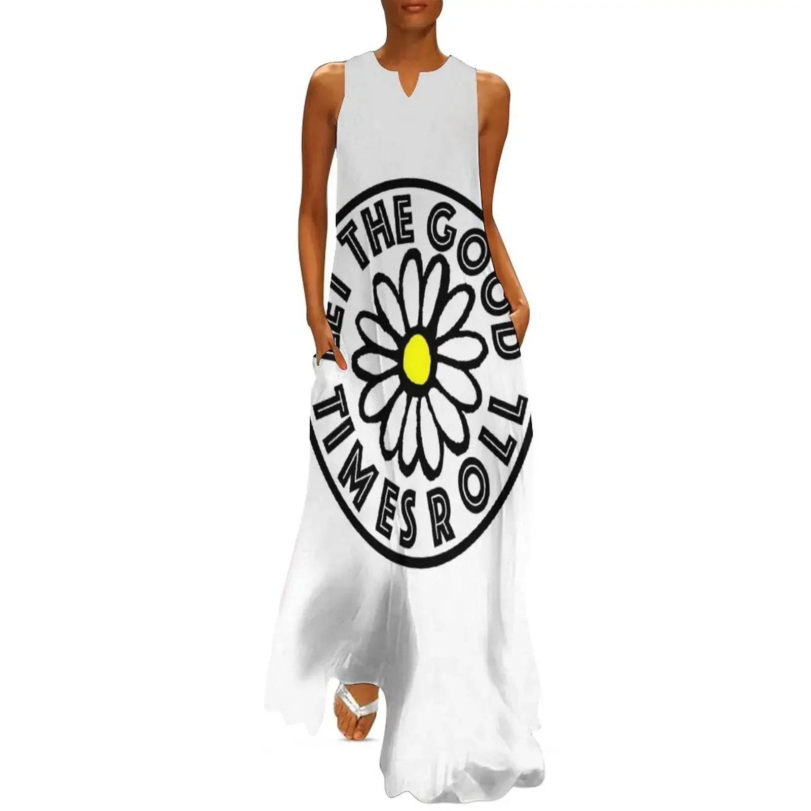 

Let the Good Times Roll Daisy Long Dress dresses korean style women's summer dresses 2025 Aesthetic clothing Summer skirt Dress