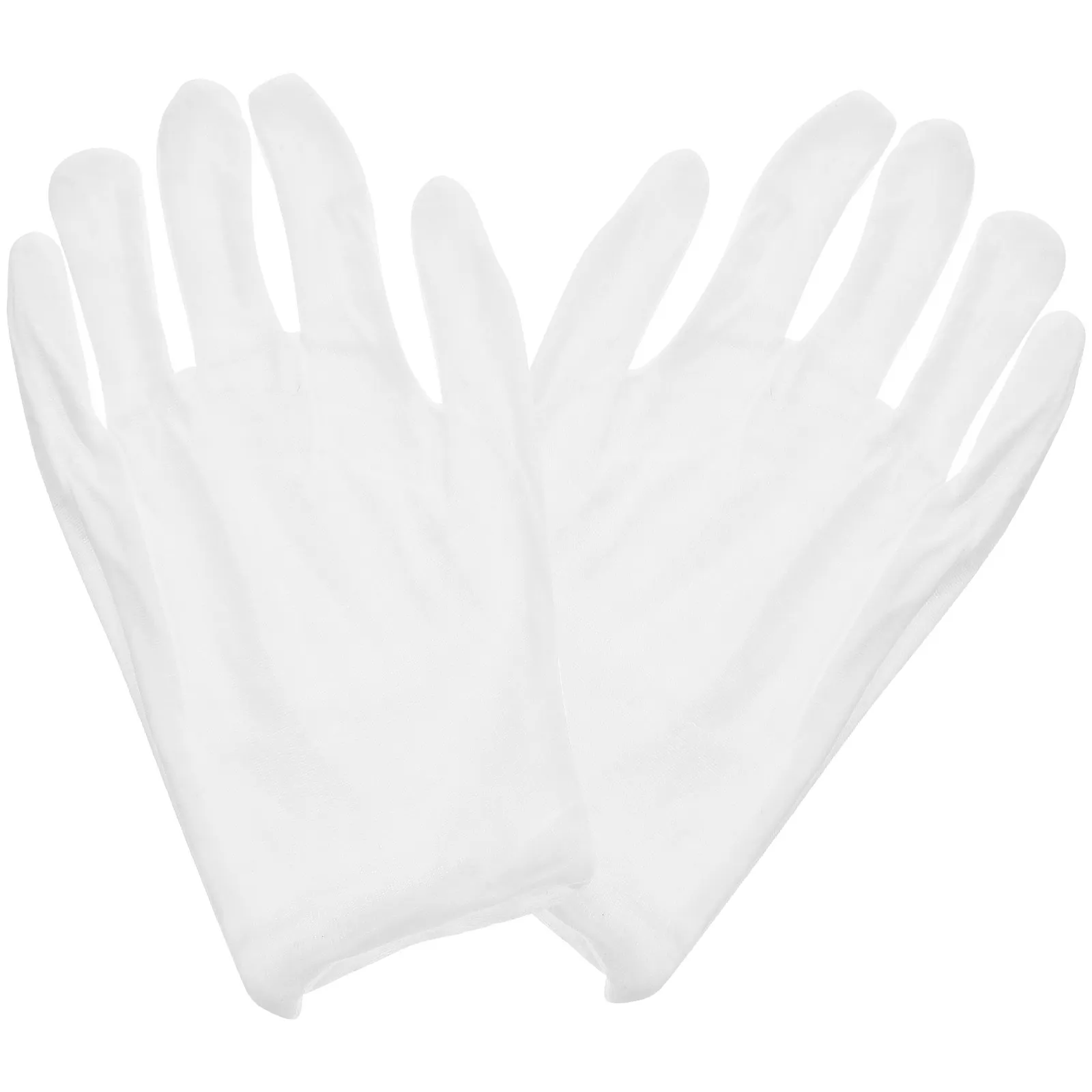 

6Pairs Cotton Men Work Gloves for Jewelry Coin Silver Inspection Soft Breathable Thin Protective Gloves for Art Handling Mens