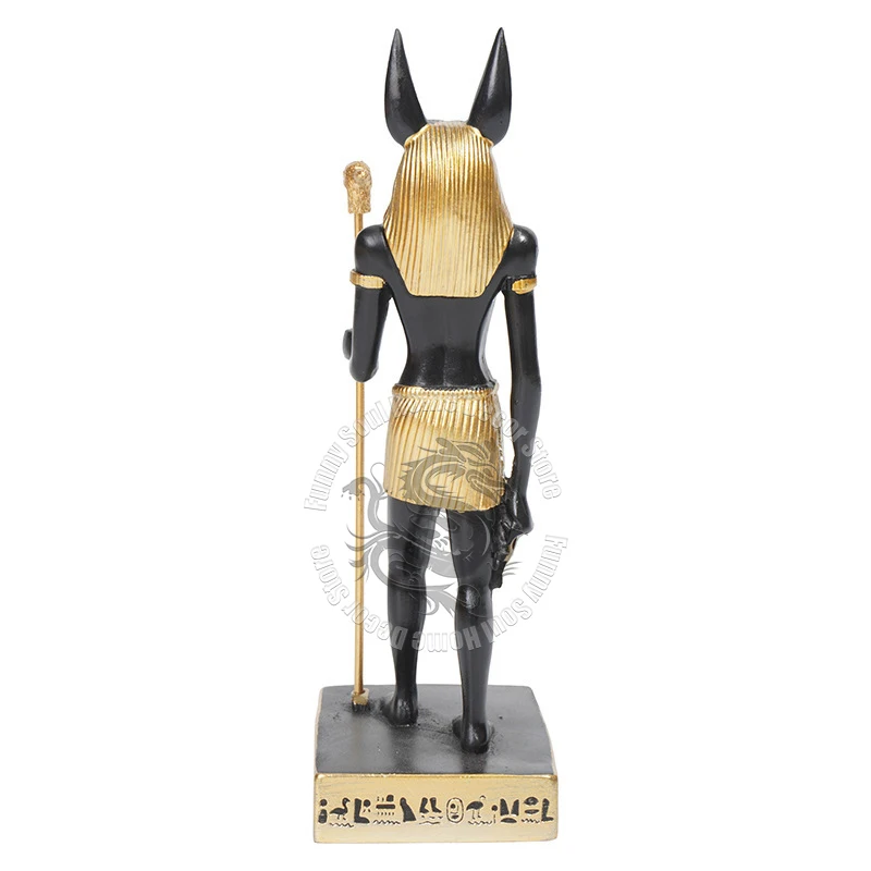Ancient Egypt Anubis God of Death Statue Model Tourist Souvenir Home Office Room Desk Decor Accessorie Furnishing Articles Gifts - Image 3