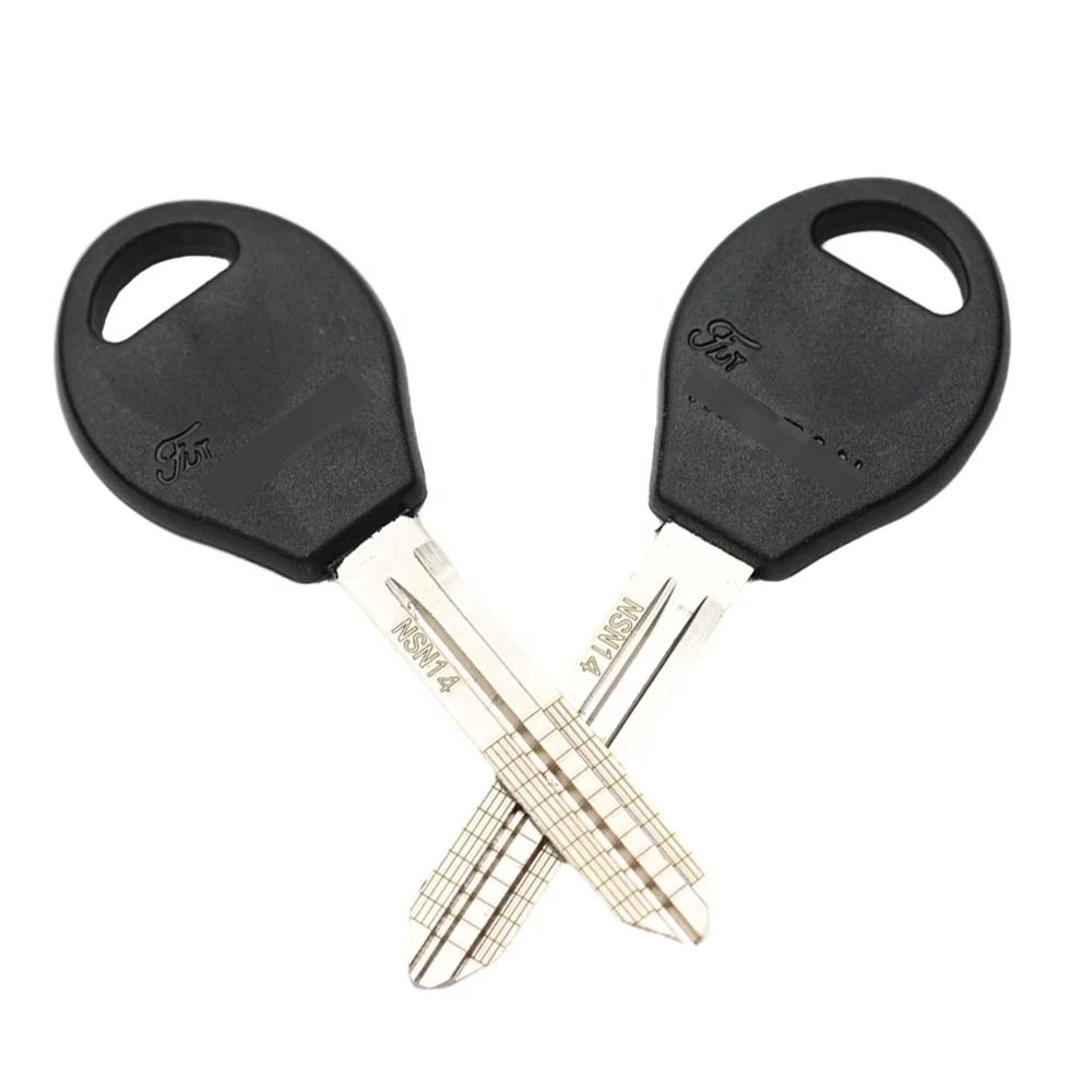 Car blank Key with Graduation Scale Lineation Flat Milling Shear Gear for Nissan Scale Key Shear Gear Blank key NSN14