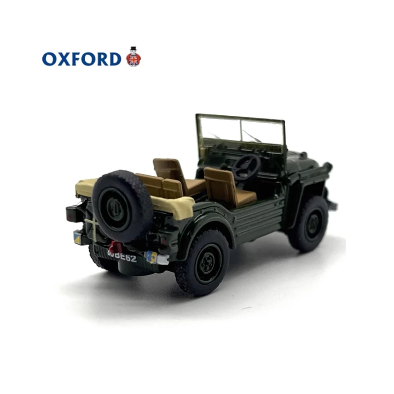 OXFORD Diecast 1:76 Scale Austin RASC Military Reconnaissance Vehicle Alloy Car Model Finished Product Simulation Toy Ornament