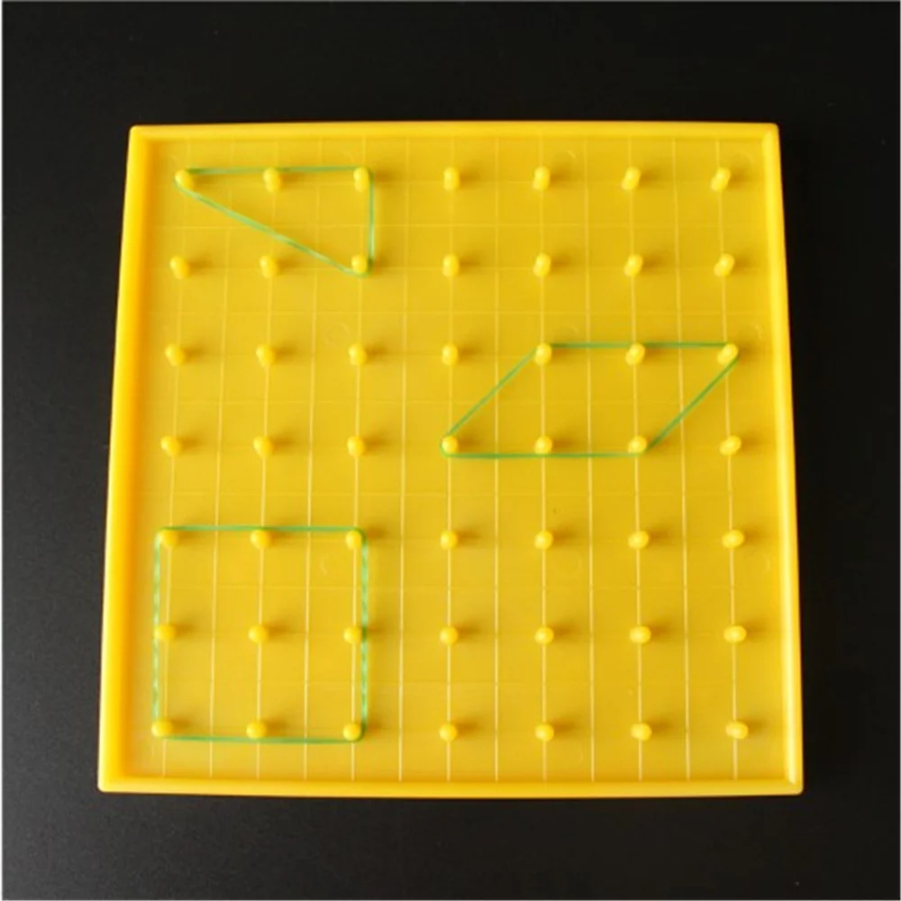 Children Educational Aids Plastic Nail Plate Mathematics Teaching Instrument Primary Mathematics Nailboard Tools Geometry Demo