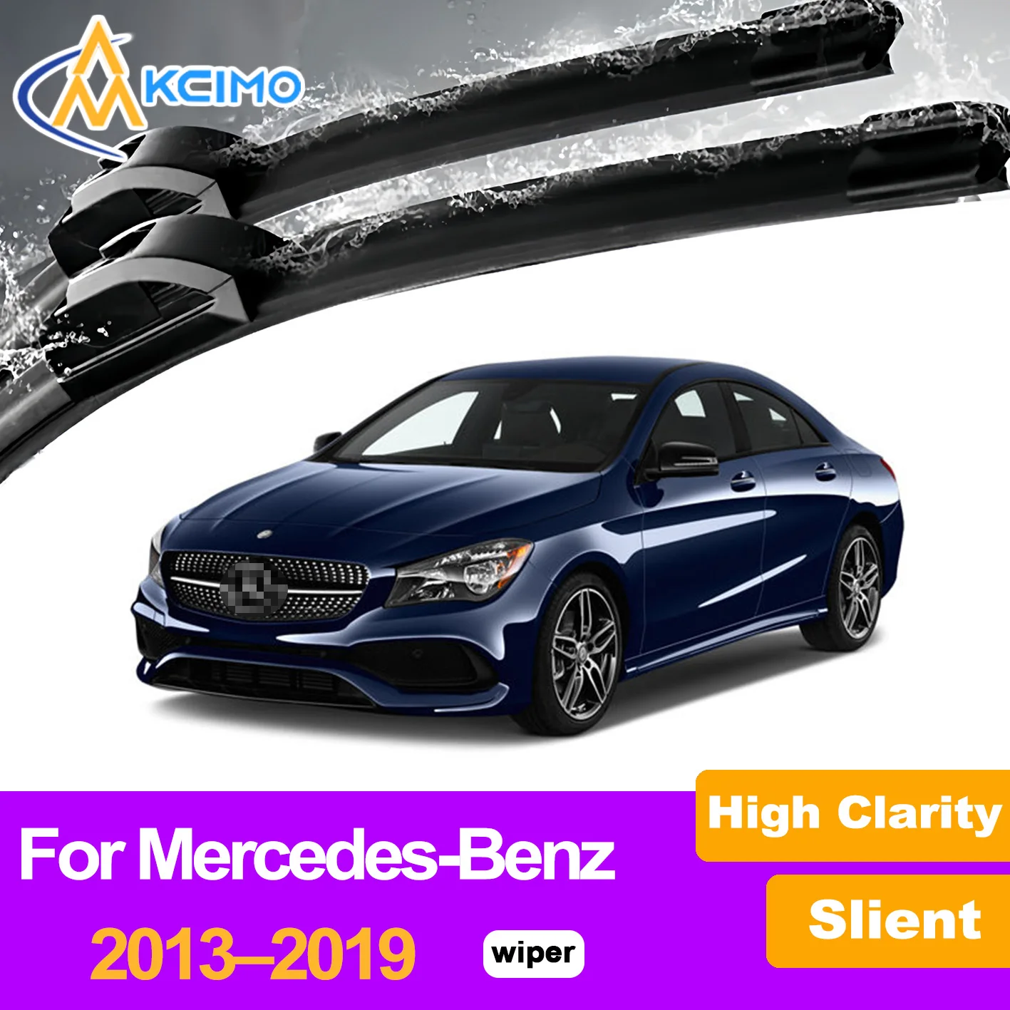 

2Pcs Front Windshield Wiper Blades For Mercedes-Benz CLA C117 X117 2013–2019 Windscreen Window Car Accessories