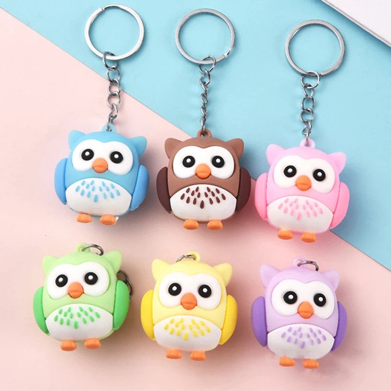 New Owl Keychain Creative Owl Cute Animal Key Pendant Pendant Student Gift Cute Keychain 1pcs Cartoon Animal Key Chain