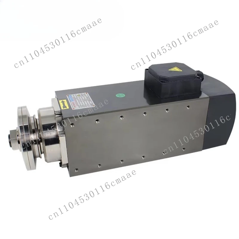 Three Phase Air-cooled Permanent Magnet Synchronous High-speed Spindle Motor for Cutting with 15KW