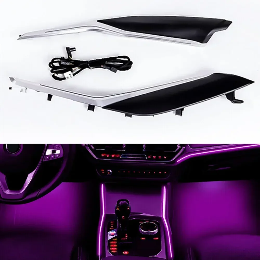 12V Center Console Saddle Light for BMW 3/4 Series G20 G22 LHD Car Interior Decorative Lamp with 11 Color Options