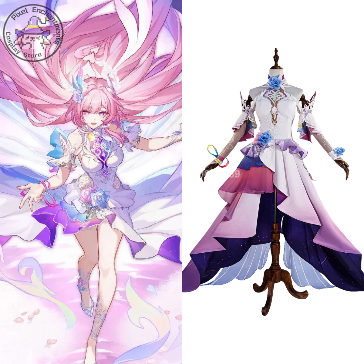 

Top Game Honkai: Star Rail Cosplay Costume Anime Cyrene Role Playing Clothes Dress Outfit Wig Shoes Women Comic Con Halloween