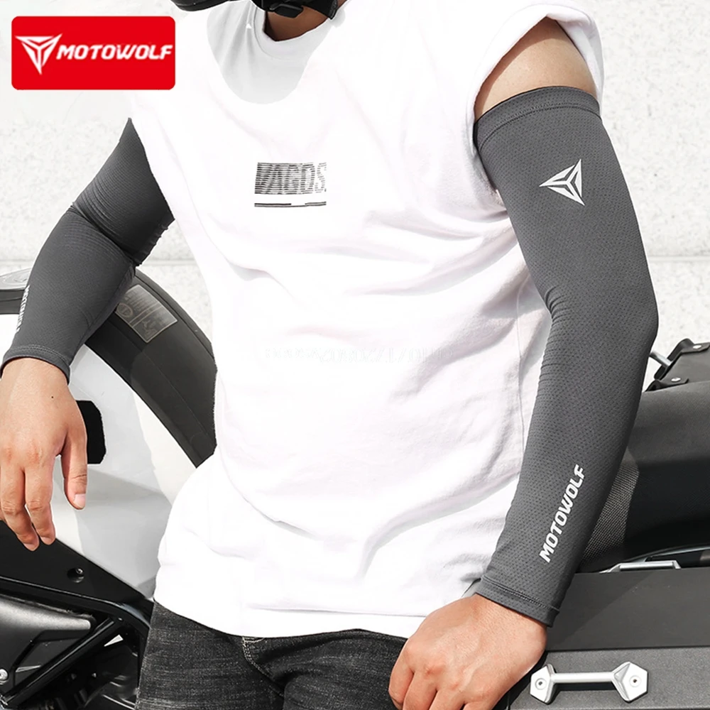 

Мотоциклетные рукава-накладки из охлаждающей ткани с защитой от УФ-излучения для бега, велоспорта, активного отдыха, унисекс