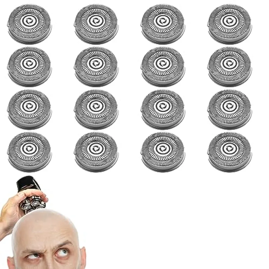 

Pitbull Gold PRO/Pitbull Platinum Pro Replacement Blades - 16 Pack Compatible with Skull Shaver Heads