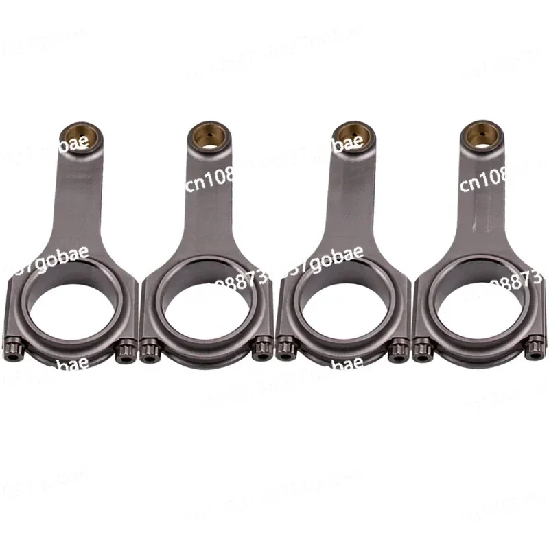 4X H Beam 4340 Connecting Rods for Toyota Celica Corolla MR2 4AGE GTS Conrod Bielle Pleuel Shot Peened TUV Screws