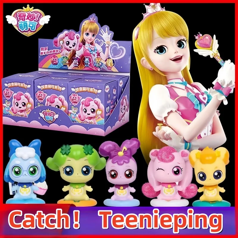 

2025 Hot Anime Catch Teenieping Kawaii Anime Figures Collectable Cartoon Doll Toys Desktop Decorate Blind Box Birthday Gift Toys
