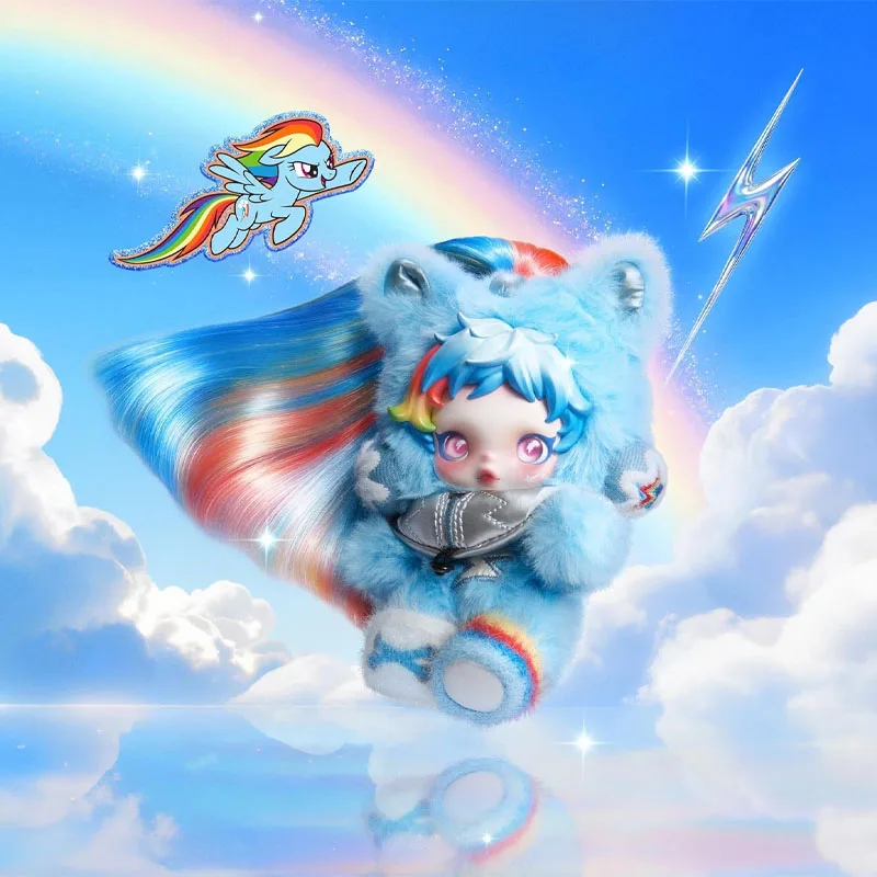 POP MART Minor Flaws Skullpanda My Little Pony Series Plush Pendant Doll Mystery Box Guess Bag Toys Perfect Gift for Girl view 4