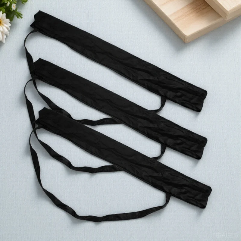 

3Pcs Umbrella Bag Black Waterproof Folding Long Protective Cover Portable Storage Pouch Outdoor Use Umbrella Cover