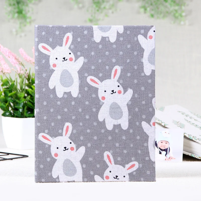 6 inch 100 Pocket Fresh little Floral Star album photo album children\'s album Scrapbook Mini Photo Album Picture Case DIY Book