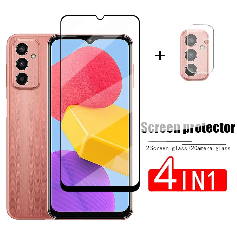 Full Cover Glass For Samsung Galaxy M13 Tempered Glass For Samsung Galaxy M13 Screen Protector Protective Phone Lens Film 