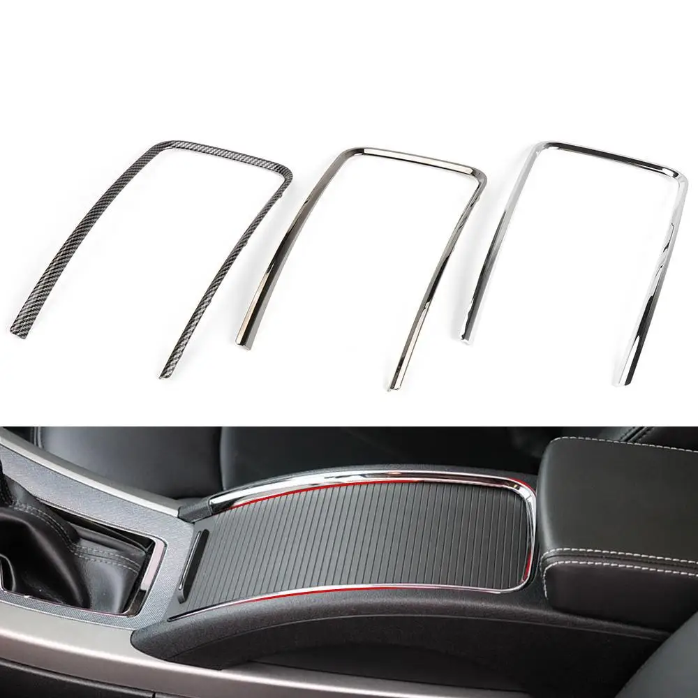 

Car Water Cup Holder Strip Plating Trim Ring Console Armrest Box Storage Box Electroplating Strip For Buick Lacrosse 2009-2013